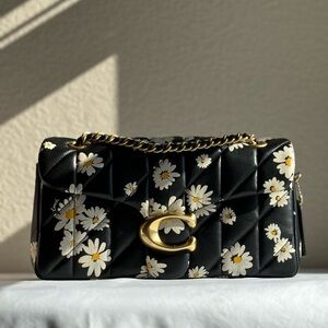 Coach Tabby Shoulder Bag 26 With Quilting And Floral Print